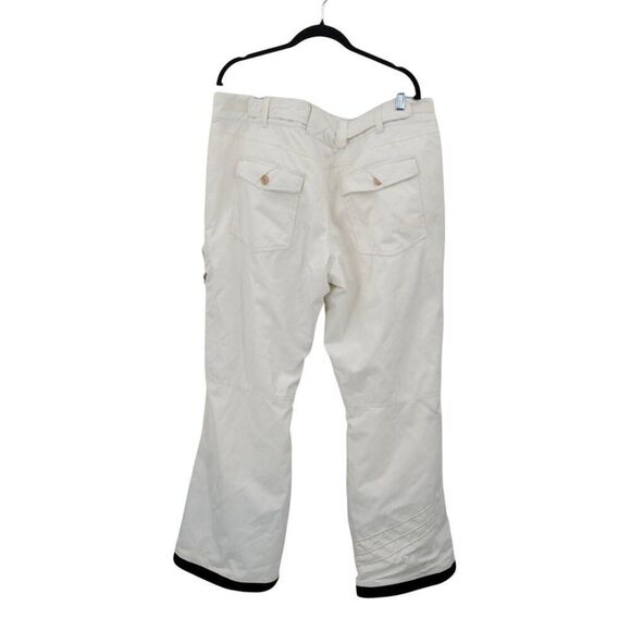 Obermeyer Ladies16 White Delia Snow Pants Snowboarding Winter Sportswear Skiing - Picture 2 of 13